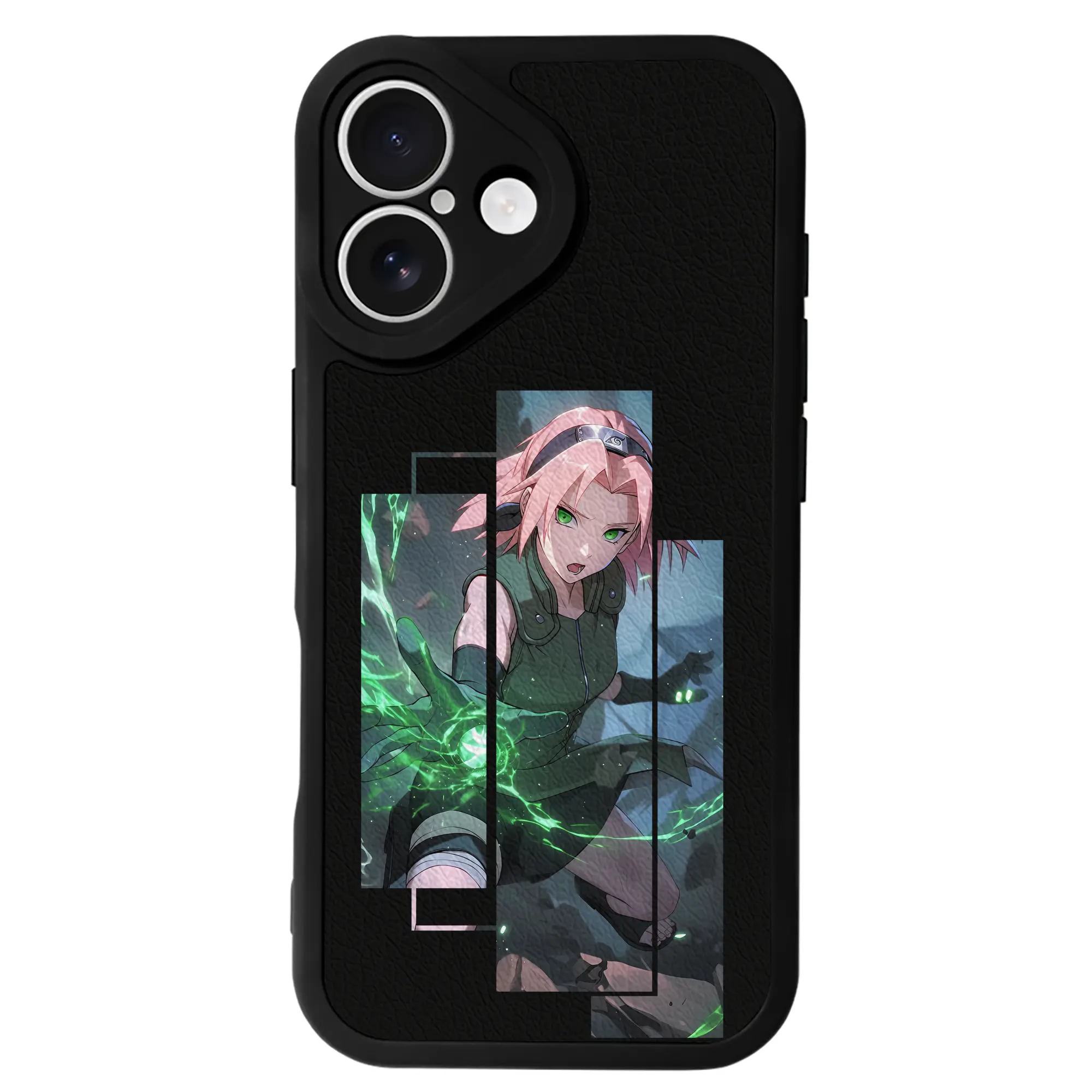 ナルト グッズ はるの さくら - IPhone 16シリーズ対応 ・ シリコンスマホケース ・ レザー調 ・ 高精度フィット ・ 耐衝撃 ・ ワイヤレス充電対応 ・ 精密カット